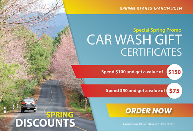 Gift Certificates Spring Sale