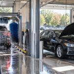 Oil change and car wash service for routine vehicle maintenance